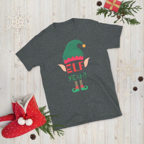 Elf Yeah! T-shirt- Grey