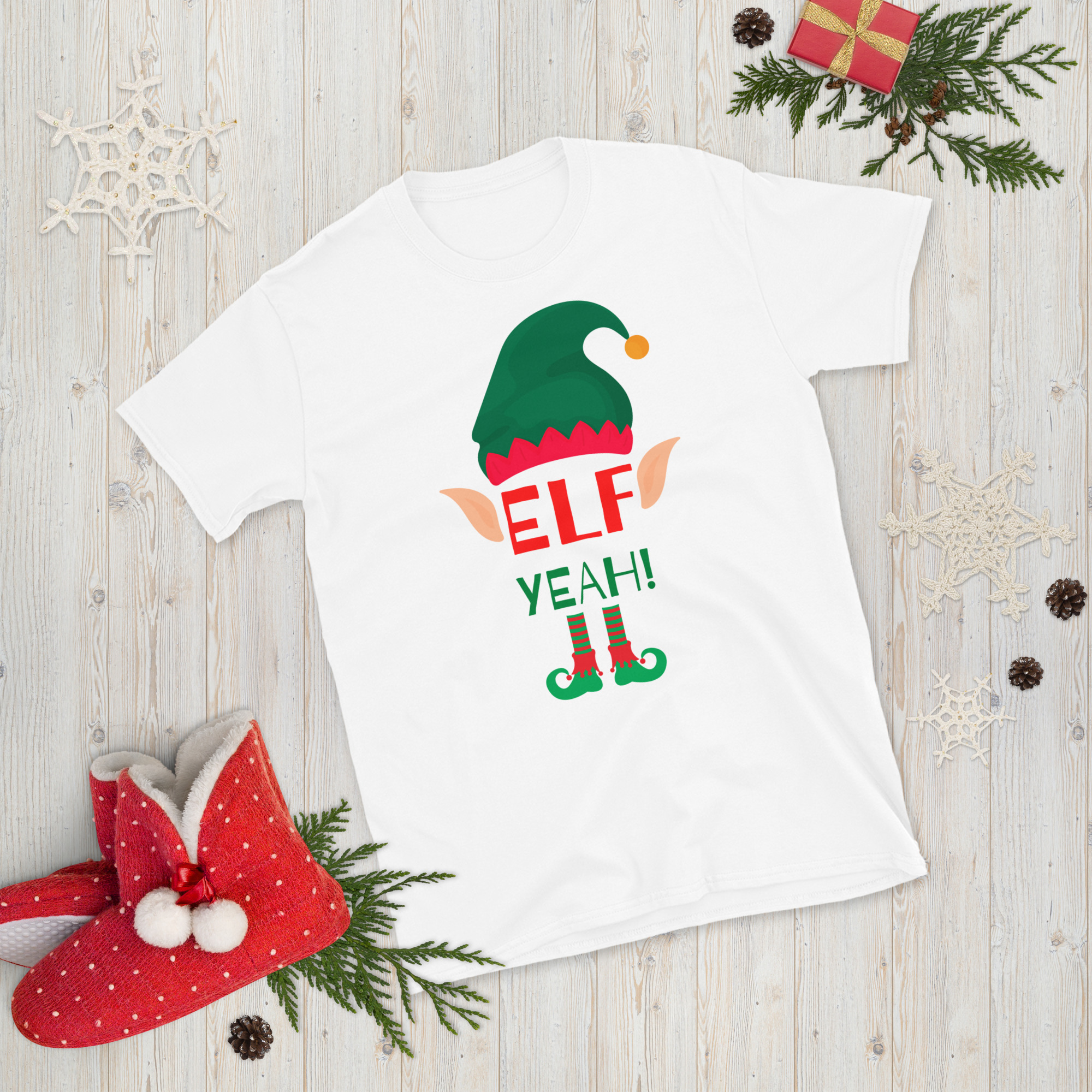 Elf Yeah! T-shirt- White