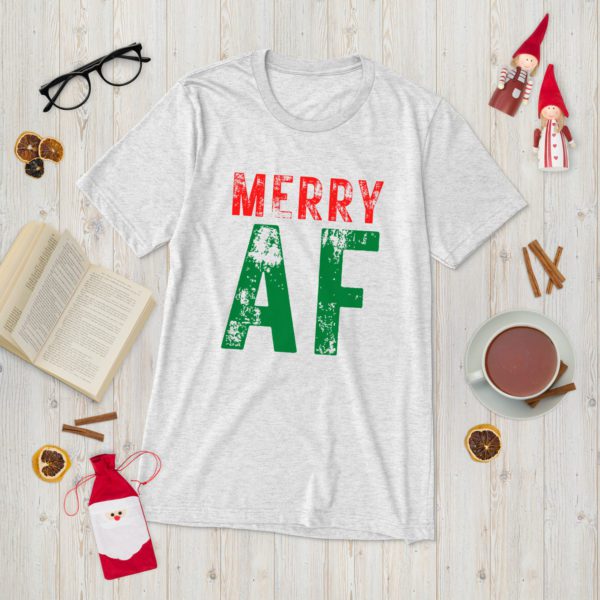 Merry AF T-shirt- white